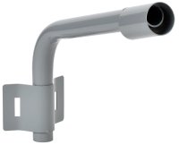 LIGHTING Кронштейн КР-1 D=48мм L=350мм под монтажную ленту 1 хомут серый IEK LT-DKU0D-CR-48-35-21-K03