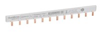 City9 Set Шина гребенчатая 1P (L1) шаг 18мм 12 модулей 63А Systeme Electric C9XPH112
