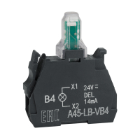 Световой блок OptiSignal D22 A45-LB-VB4 красный 24VACDC ZBVB4 КЭАЗ 332203 Световой блок OptiSignal D22 A45-LB-VB4 красный 24VACDC ZBVB4 КЭАЗ 332203