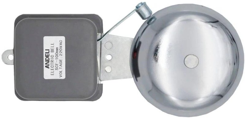 Звонок громкого боя scf-100 d100 мм 220в ip20 ANDELI ADL11-031 Звонок громкого боя scf-100 d100 мм 220в ip20 ANDELI ADL11-031