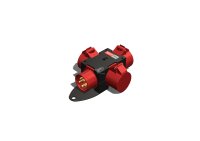 Устройство распределительное переносное пластик IP44 16A корпус 78х195х80 черный AlpenBox 0350001 00-00001825