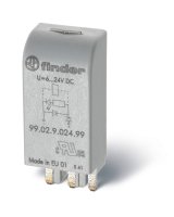 Модуль индикации и защиты, зеленый LED + диод (+ A1), 28...60В DC FINDER 99.02.9.060.99 9902906099