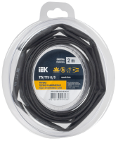 Трубка термоусадочная ТТУ нг-LS 6/3 черная (2м/упак) IEK UDR12-006-003-002-K02-T