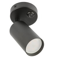 Светильник DLC-S620 GU10/B BLACK декоративный накладной серия Sotto Без лампы цоколь GU10 Выкл на корпусе Металл Черный TM Fametto Uniel UL-00009792