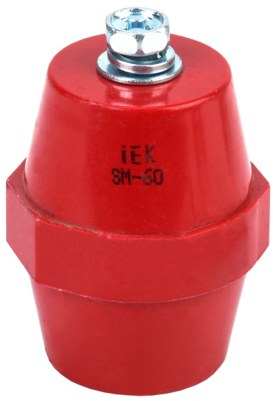 Изолятор SM60 (М8) силовой с болтом IEK YIS11-60-20-B Изолятор SM60 (М8) силовой с болтом IEK YIS11-60-20-B