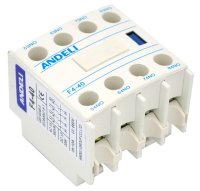 Приставка доп.контакты 1но+1нз к контактору CJX2 F4-40 ANDELI ADL08-163