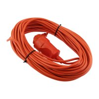 Удлинитель-шнур ПВС 3х0,75, 30 м, с/з, 6 А, 1300 Вт, IP44, оранжевый ProConnect 11-7110