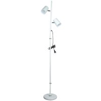 Торшер ULM-T600 2х6W/4500K/DIM WHITE напольный светодиодный 2х6W Сенсорный выключатель Диммер Белый ТМ Uniel UL-00010175