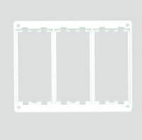 Connect Рамка на 3 S-модуля к монтажным коробкам SM350, SM360, Сима Класик, белый Simon SM302-9