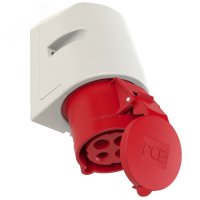 Розетка настенная 32А/400V/3P+E/IP44 PCE 124-6 00-00002355