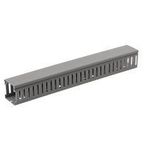 Кабель канал KK-25-25-PERF перфорированный 25х25 серый ЭРА Б0050771