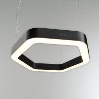Светильник светодиодный RVE-LBX-HOLE-HEXA-SOFT-900х80мм 63Вт Подвесной 4000К белый) RVElektro RVE00000732