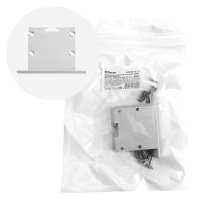 Заглушка для профиля CAB255 без отверстия алюминий (4шт) FERON LD356 48231