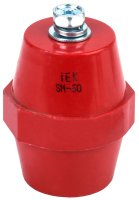 Изолятор SM60 (М8) силовой с болтом IEK YIS11-60-20-B Изолятор SM60 (М8) силовой с болтом IEK YIS11-60-20-B