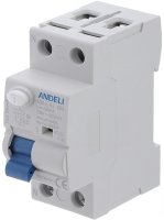 Выключатель дифференциального тока (УЗО) 2P 40A 100mA AC 6кА ADB1L-63 ANDELI ADL03-008