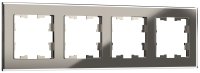 BRITE Рамка 4 поста РУ-4-2-БрД стекло дым. IEK BR-M42-G-K30