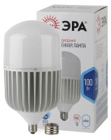 Лампа светодиодная LED 100 Вт 8000Лм 4000К T160 нейтральный E27/E40 (переходник) 170-265В LED POWER T160-100W-4000-E27/E40 ЭРА Б0056122
