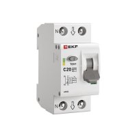 Устройство защиты от дугового пробоя 1P+N 20А (C) 6 кА УЗДП PROxima EKF afdd-2-20C-pro