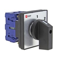 Переключатель кулачковый ПК-1-52 10А 2P 1-2 PROxima EKF pk-1-52-10