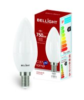 Лампа LED 8Вт 4000K 750Лм E14 Свеча BELLIGHT 88297885