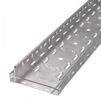 Лоток перфорированный Стандарт INOX (AISI 409) 200х50х3000 (0,8 мм) (6 м/уп) Промрукав PR16.2417