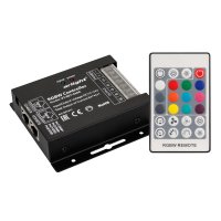 Контроллер VT-S07-4x6A (12-24V, ПДУ 24 кн, RF) (ARL, IP20 Металл, 2 года) Arlight 021317