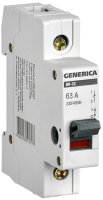 Выключатель нагрузки 1п ВН-32 GENERICA 63А IEK MNV15-1-063 Выключатель нагрузки 1п ВН-32 GENERICA 63А IEK MNV15-1-063
