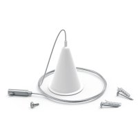 Комплект подвесов для трековых шинопроводов Белый 1шт Track Gauss GAUSS TR120