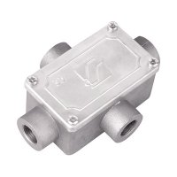 Коробка ответвительная алюминиевая 4 ввода М25х1.5 IP55 118х83х42мм DKC 6430-25 Коробка ответвительная алюминиевая 4 ввода М25х1.5 IP55 118х83х42мм DKC 6430-25