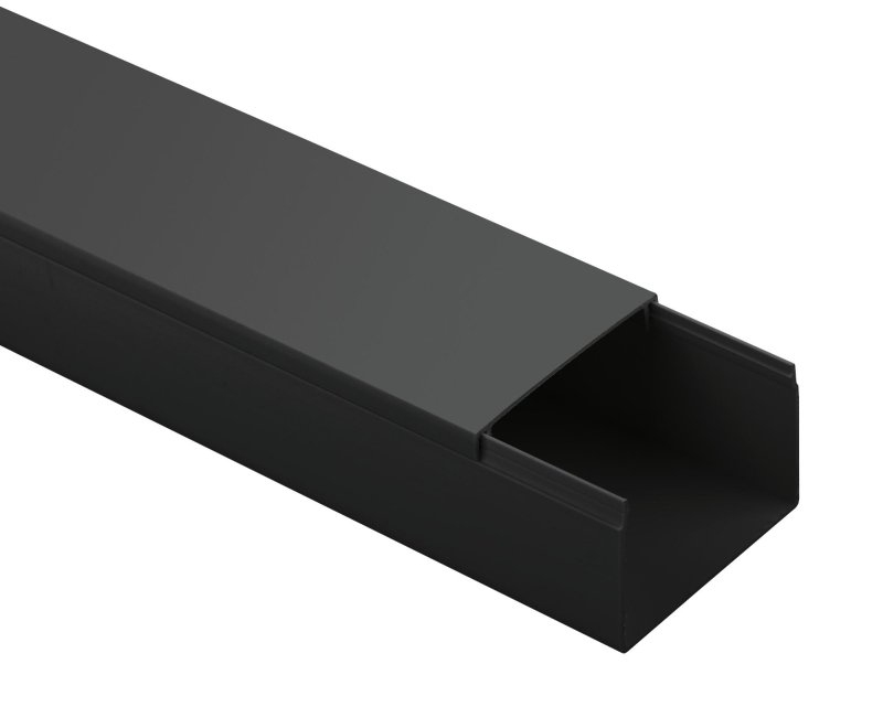 Кабель-канал KK-B-60-40 черный 60x40мм 18м ЭРА Б0061746 Кабель-канал KK-B-60-40 черный 60x40мм 18м ЭРА Б0061746
