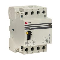Контактор модульный КМ РУ 25А 4NO (3 мод.) PROxima EKF km-3m-25-40 Контактор модульный КМ РУ 25А 4NO (3 мод.) PROxima EKF km-3m-25-40
