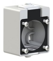 Адаптер настенный для розетки серии 105-0 серый PCE 106-0g 00-00002573