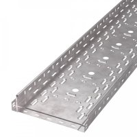 Лоток перфорированный Стандарт INOX (AISI 409) 300х50х3000 (0,8 мм) (6 м/уп) Промрукав PR16.2420