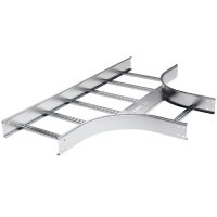 Ответвитель Т-образный 80х400, R600 в комплекте с крепежными элементами и соединительными пластинами, необходимыми для монтажа, горячеоцинкованный DKC LT8604KHDZ