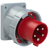 Вилка встраиваемая наклонная 63A/400V/3P+N+E/IP67, фланец 100x112 PCE 735-6 00-00002295 Вилка встраиваемая наклонная 63A/400V/3P+N+E/IP67, фланец 100x112 PCE 735-6 00-00002295