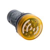 Зуммер с подсветкой желтый 24В DC прерывестый звук Systeme Electric SB7KS2B8I