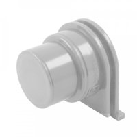 Переходник универсальный на гофрированную трубу серый (50шт/1000шт уп/кор) Промрукав PR13.0320