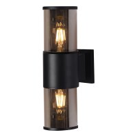 Светильник НБУ-2х40w вверх/вниз Е27 IP54 черный FERON DH1302 51331