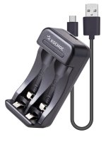 Зарядное устройство 1-2 AA/AAA питание от USB шнур. автомат., Космос KOC901USB
