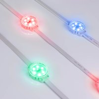 Модуль управляемый SOLEX-DMX-3535-6-24V RGB 120deg (D40x16mm, 1.5W, IP67) (, -) Arlight 028882