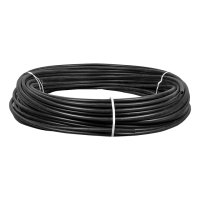 Труба гладкая жесткая ПНД черная d16мм (100м) PROxima EKF tpndg-16