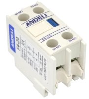 Приставка доп.контакты 2НО к контактору CJX2 F4-20 ANDELI ADL08-160
