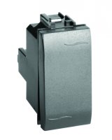 Переключатель 1 модуль черный DKC 77011N