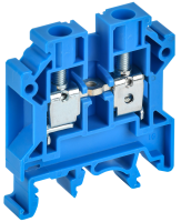 Колодка клеммная CTS 6мм2 синяя IEK YCT10-00-K07-006 Колодка клеммная CTS 6мм2 синяя IEK YCT10-00-K07-006