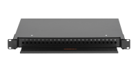 Кросс оптический 19 дюймов, 1U, до 24 FC/ST портов, выдвижной, черн NIKOMAX NMF-RP24FC-TS-P-1U-BK ЭКО46918