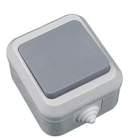 Выключатель 1 кл серый IP 44 Makel 18100 Выключатель 1 кл серый IP 44 Makel 18100