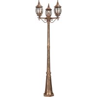 Светильник НТУ-3х100w столб Е27 IP44 черное золото FERON PL8115/81185 11243 Светильник НТУ-3х100w столб Е27 IP44 черное золото FERON PL8115/81185 11243