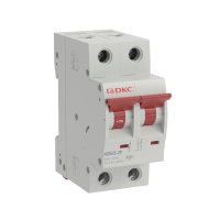 Выключатель автоматический двухполюсный 6А C MD63S-2PC6 4,5кА DKC