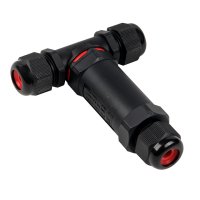 Кабельный коннектор Т-образный (клеммник 5PIN)    IP68 FreeTools EKF plc-uac-cb5T