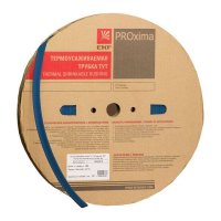 Термоусаживаемая трубка ТУТ нг 100/50 синяя рулон PROxima EKF tut-100-g Термоусаживаемая трубка ТУТ нг 100/50 синяя рулон PROxima EKF tut-100-g